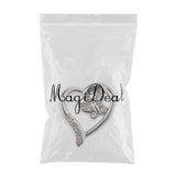 Maxbell Stainless steel hollow heart shaped pendant to commemorate the ashes of pet