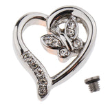 Maxbell Stainless steel hollow heart shaped pendant to commemorate the ashes of pet