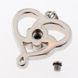Maxbell Dog Paw Pendant Urn Necklace Ashes Keepsake Memorial Heart for Beloved One