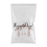 Maxbell Ancient Chinese Tassel Hair Comb Pin Earrings Set Costume Headdress Wedding Tiara Hairband