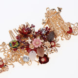 Maxbell Ancient Chinese Tassel Hair Comb Pin Earrings Set Costume Headdress Wedding Tiara Hairband