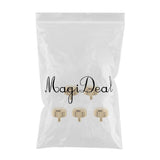 Max 5PCS Steel Watch Crown Golden Gold 6mm