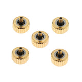 Max 5PCS Steel Watch Crown Golden Gold 6mm