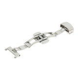 Max Stainless Steel Clasp Strap for Watch Double Push Button  14 Silver