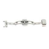 Max Stainless Steel Clasp Strap for Watch Double Push Button  14 Silver