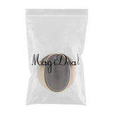 Max Elliptical Cat Eye Gemstone Ring Titanium Steel Opal Ring Coffee