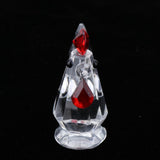 Max Crystal Animal Ornaments Glass Table Centerpiece for Home Decor Chicken