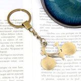 Max Retro Bronze Bicycle Keychain Pendant Key Chain Car Key Ring Lady Bag Purse