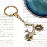 Max Retro Bronze Bicycle Keychain Pendant Key Chain Car Key Ring Lady Bag Purse