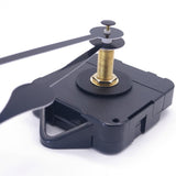 Maxbell DIY Clock Quartz Movement Mechanism Hour Minute Second Hand Tool Kit Black