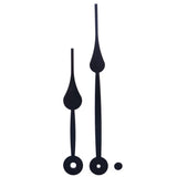 Maxbell DIY Clock Quartz Movement Mechanism Hour Minute Second Hand Tool Kit Black