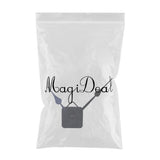 Maxbell DIY Clock Quartz Movement Mechanism Hour Minute Second Hand Tool Kit Black