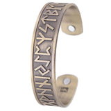 Max Viking Runes Wide Elastic Cuff Bangle Bracelet Wristband Jewelry Golden