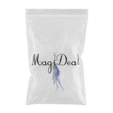 Max Boho Style Turquoise Blue Feather Charm Keyring Key Chain Mini Palm Keyfob