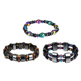 Max Metal Energy Hematite Magnetic Therapy Bracelet Electroplated Beads