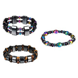 Max Metal Energy Hematite Magnetic Therapy Bracelet Electroplated Beads