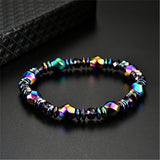 Max Metal Energy Hematite Magnetic Therapy Bracelet Electroplated Beads