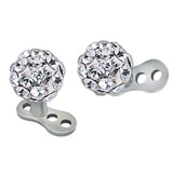 Max Anchor Internally Threaded Microdermals Piercing Body Jewelry White