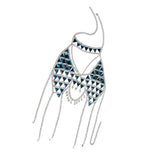 Max Sexy Crystal Rhinestone Top Bra Body Chain Harness Women Summer Beach Bikini