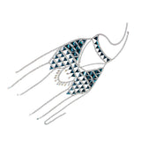 Max Sexy Crystal Rhinestone Top Bra Body Chain Harness Women Summer Beach Bikini