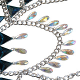 Max Sexy Crystal Rhinestone Top Bra Body Chain Harness Women Summer Beach Bikini