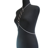 Max Womens Body Chain Bra Waist Harness Chain Jewelry for Club Party Bikini