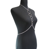 Max Womens Body Chain Bra Waist Harness Chain Jewelry for Club Party Bikini