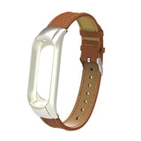 Max Leather Strap Wrist Strap Smart Band Accessories for Xiaomi Band 3 Brown