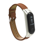 Max Leather Strap Wrist Strap Smart Band Accessories for Xiaomi Band 3 Brown