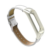 Max Leather Strap Wrist Strap Smart Band Accessories for Xiaomi Band 3 White