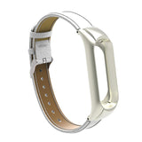 Max Leather Strap Wrist Strap Smart Band Accessories for Xiaomi Band 3 White