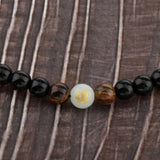 Max Luminous Beads Chinese Zodiac Obsidian Bracelet Multi Layer Bangle Pig