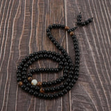 Max Luminous Beads Chinese Zodiac Obsidian Bracelet Multi Layer Bangle Pig