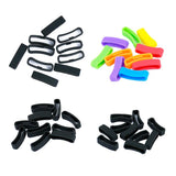 Max 10Pack Watch Silicone Fastener Rings  Black 1