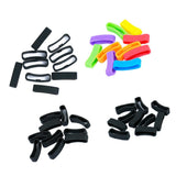 Max 10Pack Watch Silicone Fastener Rings  Black 1