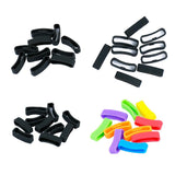 Max 10Pack Watch Silicone Fastener Rings  Black 1
