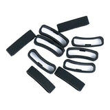 Max 10Pack Watch Silicone Fastener Rings  Black 1