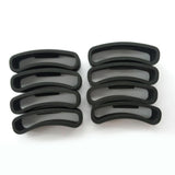 Max 10Pack Watch Silicone Fastener Rings  Black 1