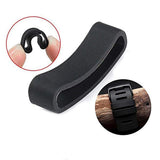 Max 10Pack Watch Silicone Fastener Rings  Black 2