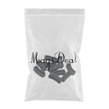 Max 10Pack Watch Silicone Fastener Rings  Black 3