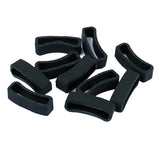 Max 10Pack Watch Silicone Fastener Rings  Black 3