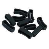 Max 10Pack Watch Silicone Fastener Rings  Black 3