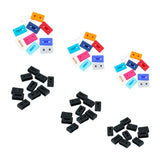 Max 10Pieces Silicone Fastener Rings for Casio G-SHOCK GA110 GD BA 18mm Black