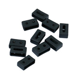 Max 10Pieces Silicone Fastener Rings for Casio G-SHOCK GA110 GD BA 18mm Black