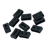 Max 10Pieces Silicone Fastener Rings for Casio G-SHOCK GA110 GD BA 18mm Black