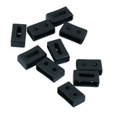 Max 10Pieces Silicone Fastener Rings for Casio G-SHOCK GA110 GD BA 18mm Black