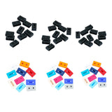 Max 10Pieces Silicone Fastener Rings for Casio G-SHOCK GA110 GD BA 18mm Black
