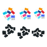 Max 10Pieces Silicone Fastener Rings for Casio G-SHOCK GA110 GD BA 18mm Black