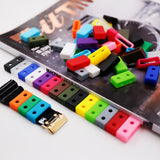 Max 10x Rubber Watch Band Loop for Casio G-SHOCK BA100 GA100 Retainer Mixed 18mm