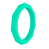 Max 10 Pcs Men Women Rubber Silicone Wedding Ring Band Sport Outdoor Gift 6Yard